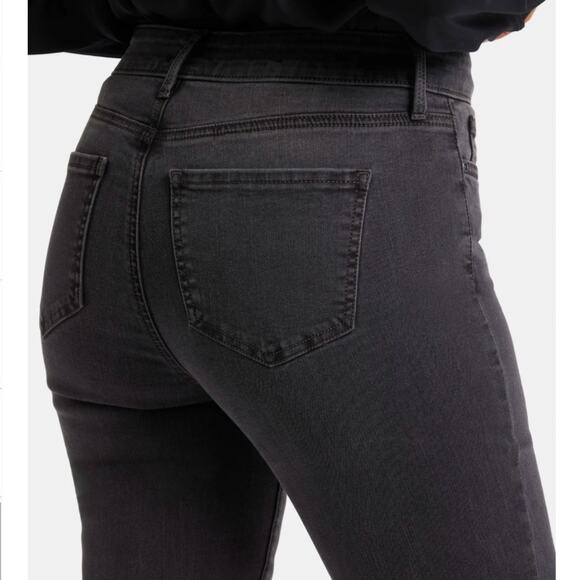 New NYDJ Marilyn High Rise Straight Jeans Women’s SIZE 2 Inseam 31” Cloud Stone - Picture 3 of 12